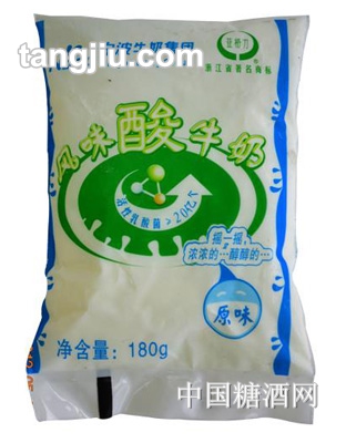 风味原味酸牛奶180g