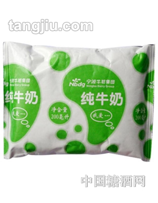 涌佳利乐枕纯牛奶200ml