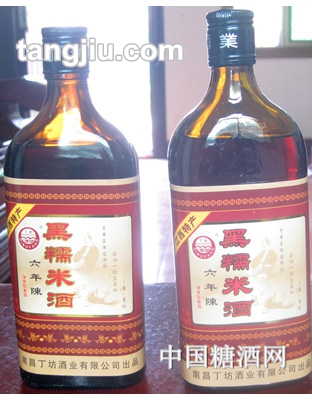 丁坊牌六年陈黑糯米酒500ml