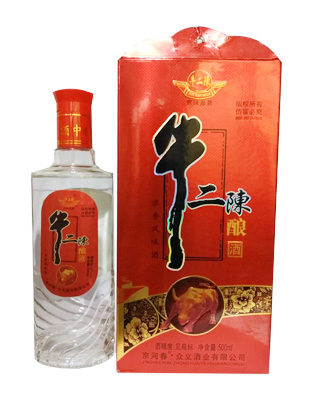 牛二陈酿盒酒