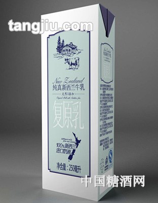 纯真新西兰复原乳250ml