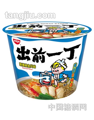 出前一丁-桶面-葱爆鱿鱼风味106G