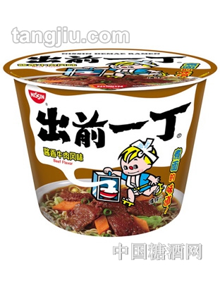 出前一丁-桶面-酱香牛肉风味107G