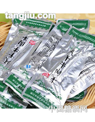 草原绿牛风干牛肉铝箔包装450克