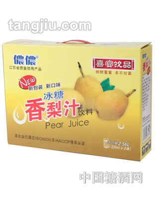 侬侬香梨汁-2.56L