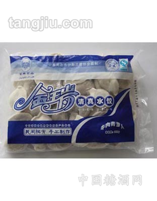 金瑞羊肉青萝卜水饺蓝色袋装