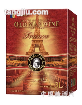 奥德曼庄园3L利乐包干红葡萄酒