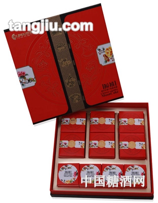 欧麦月饼福禧礼盒