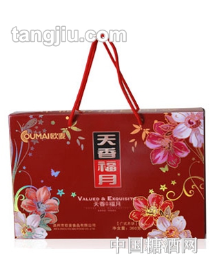 欧麦月饼天香福月礼盒