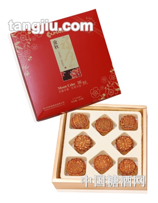 欧麦月饼金秋福月（方）