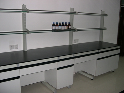 实验室家具设备钢木实验台