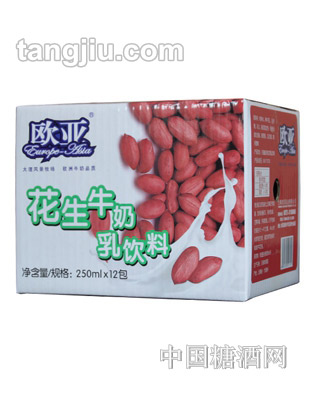 欧亚花生牛奶乳饮料250ml12包