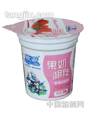 欧亚草莓粒酸奶150g
