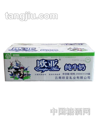 欧亚纯牛奶乳250ml24盒