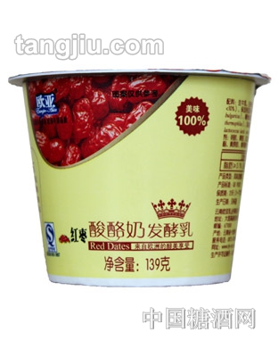 欧亚红枣味酸酪奶139g
