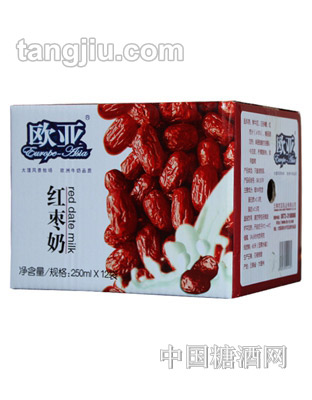 欧亚红枣奶250ml12包