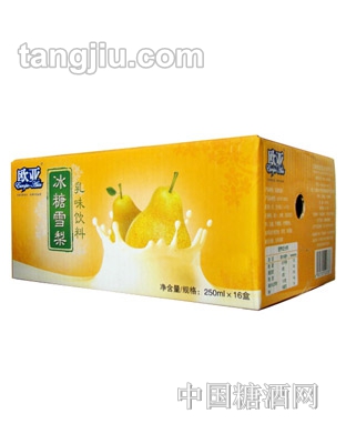 欧亚冰糖雪梨乳味饮料250ml16盒