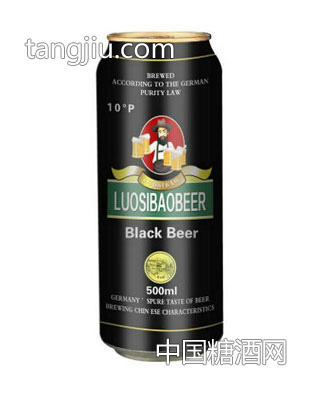 夜场罐装黑啤啤酒