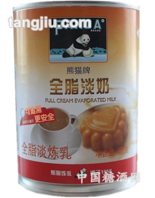 熊猫全脂淡奶400g