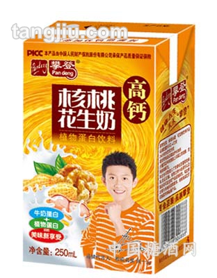 高钙花生奶黄色—