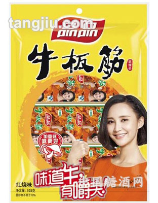 品品牛板筋红烧味108克（香菇版）