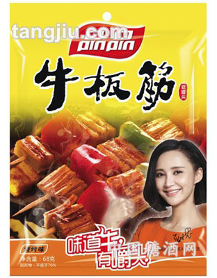 品品牛板筋烧烤味68克