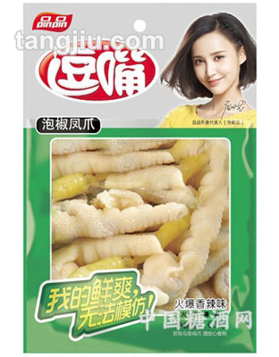 逗嘴泡椒凤爪火爆香辣味60克