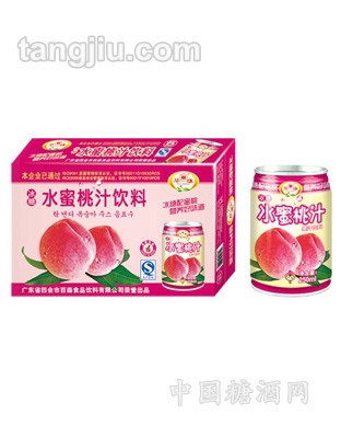 华雄冰糖水蜜桃汁饮料250ml