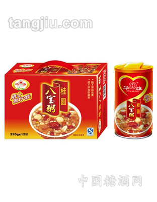 华雄爱心桂圆八宝粥320g