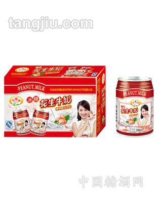 华雄冰糖花生牛奶250ml