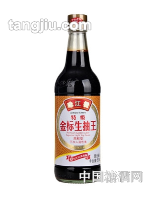 珠江桥金标生抽王500ml