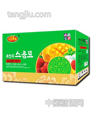泓业芒果木糖醇荔枝箱装