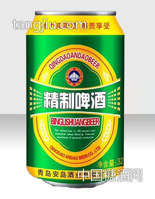 安岛冰力爽精制啤酒