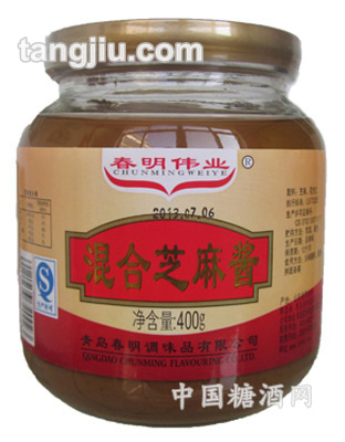 400g瓶装混合芝麻酱