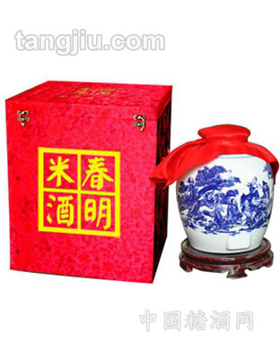5L青花瓶圆坛酒米酒