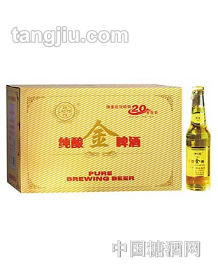 崂特纯酿金啤酒