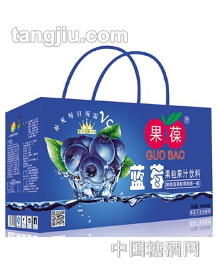 果葆蓝莓果汁饮料300ml盒装