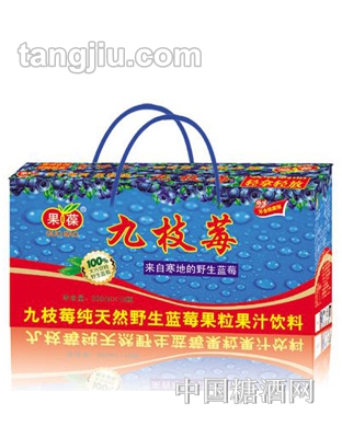 果葆蓝莓饮料九枝莓300ml