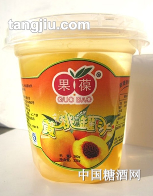 果葆黄桃罐头238g