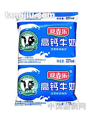 迎春乐高钙牛奶227ml