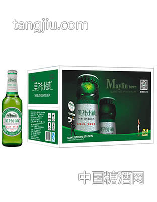 美林小镇330绿瓶-青岛汇海铭洋啤酒