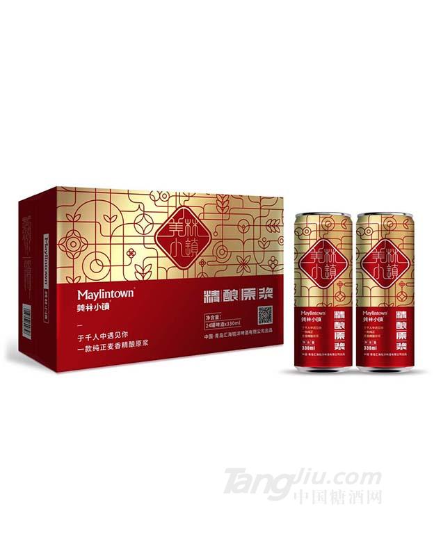 美林小镇8度精酿原浆白啤330ml 