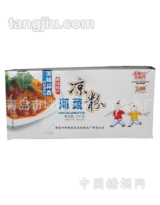 蒜香味带醋包海菜凉粉370g