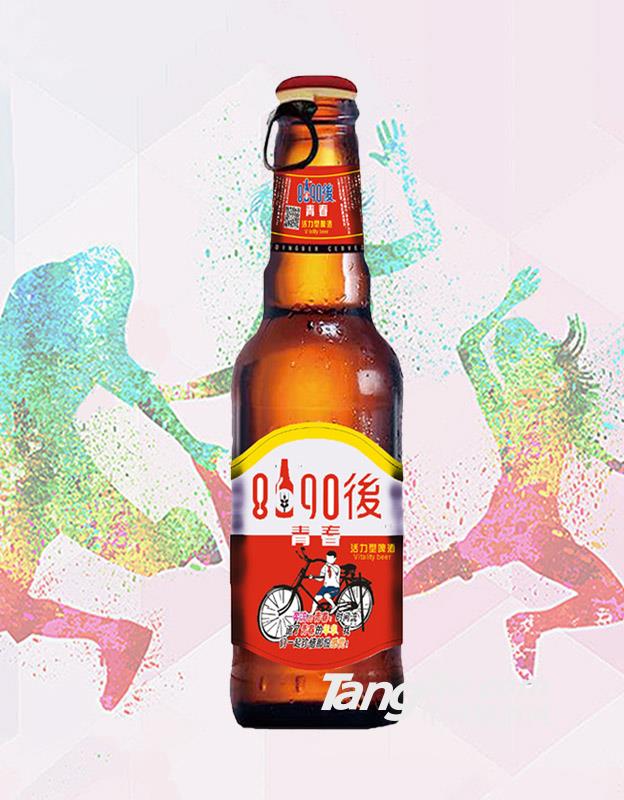 8090青春活力啤酒侧拉-218ml