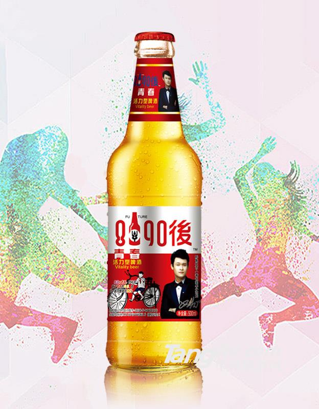 8090青春活力啤酒（红）-500ml