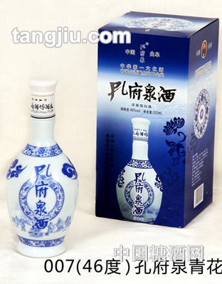 孔府泉酒青花瓶