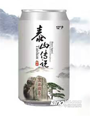 泰山传说啤酒330ml罐装