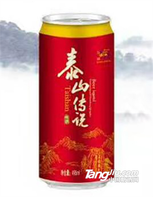 泰山传说啤酒500ml罐装