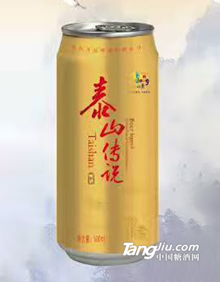 泰山传说啤酒495ml罐装