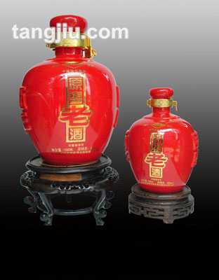 原窖老酒3000ml实木盒中国红